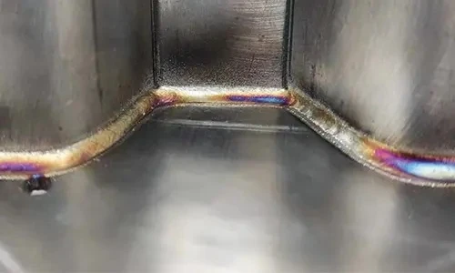 3mm SS Corrugated Plate Weld
