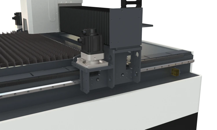 Side-mounted transmission